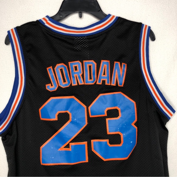 NBA TUNESQUAD BASKETBALL SHIRT JERSEY #23 JORDAN CHAMPION SIZE L ADULT - Picture 13 of 15